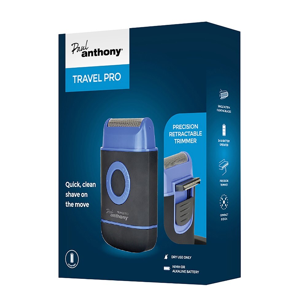 Paul Anthony Travel Pro Battery Men's Foil Shaver with Trimmer H5001 6