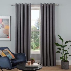 TONAL FLECK BOUT EYELT CURTAINS 46X54